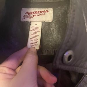 Faux Leather Jacket by Arizona Jean Co.
